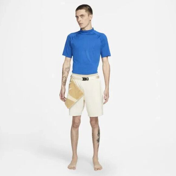 Nike Men Matthew Williams MMW NRG Mock Neck Top Blue Size XL DD9436-409 Shirt - Picture 4 of 10